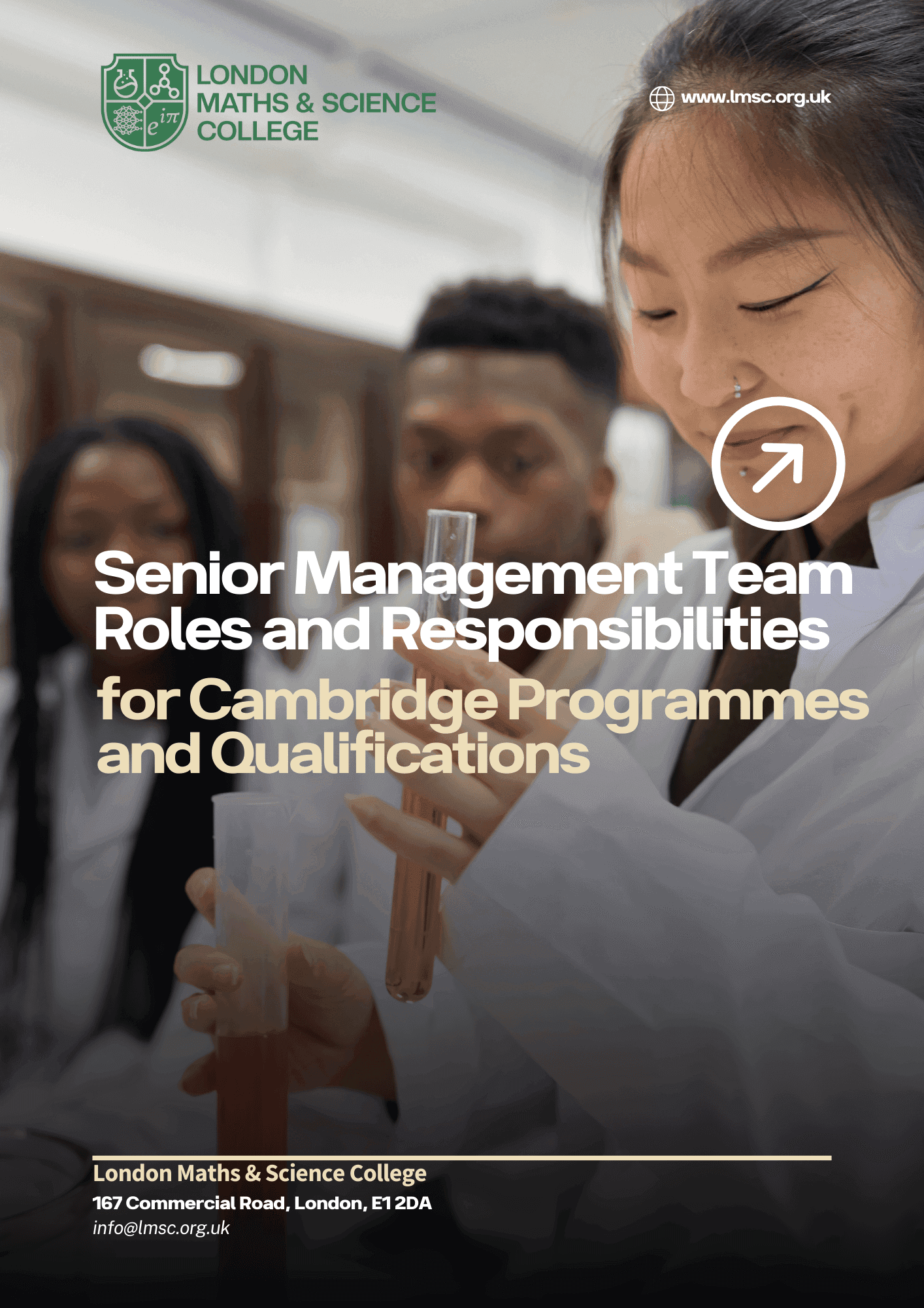 Senior Management Team Roles and Responsibilities for Cambridge Programmes and Qualifications